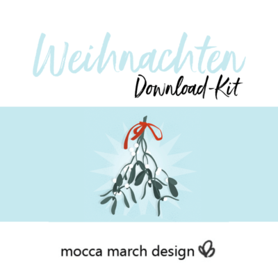 Mocca March Download Kit Weihnachten